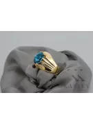 Ring Aquamarin 14 Karat Gelbgold Vintage Schmuck vrc016y